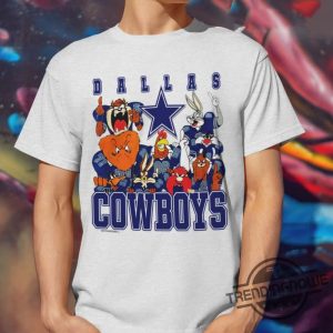 Dallas Cowboys Shirt Vintage 1994 NFL Cowboys Football T Shirt Cowboys Looney Tunes Football Team Shirt American Football Shirt trendingnowe.com 2
