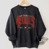 San Francisco Football Sweatshirt Vintage Style San Francisco Football Crewneck Football Sweatshirt Niners Shirt trendingnowe.com 1