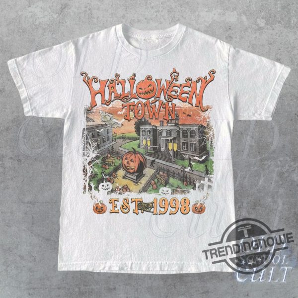 Vintage Halloweentown Est 1998 Shirt Vintage Halloween Graphic Shirt 90s Fall Shirt Spooky Gift Halloween Shirt trendingnowe.com 2