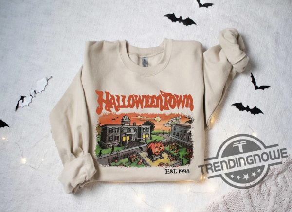 Halloweentown Est 1998 Shirt Sweatshirt Halloweentown University Retro Halloweentown Sweatshirt Fall Sweatshirt Halloween Shirt trendingnowe.com 1