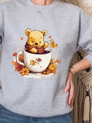 Winnie The Pooh Coffee Latte Shirt Winnie The Pooh Ears Shirt Winnie The Pooh Shirt Nespresso Pumpkin Spice Latte Pumpkin Spice Latte Starbucks 2023 Starbucks Fall Drinks 2023 revetee.com 3