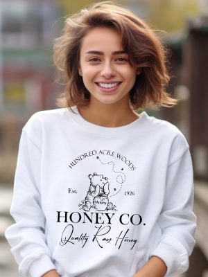 Vintage Hundred Acre Woods Honey Co Sweatshirt Retro Winnie The Pooh Est 1926 Winnie The Pooh Ears Shirt Winnie The Pooh Shirt Winnie The Pooh Blood And Honey Shirt New revetee.com 2