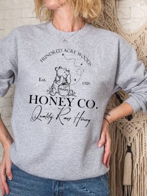 Vintage Hundred Acre Woods Honey Co Sweatshirt Retro Winnie The Pooh Est 1926 Winnie The Pooh Ears Shirt Winnie The Pooh Shirt Winnie The Pooh Blood And Honey Shirt New revetee.com 3