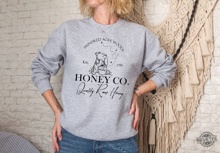 Vintage Hundred Acre Woods Honey Co Sweatshirt Retro Winnie The Pooh