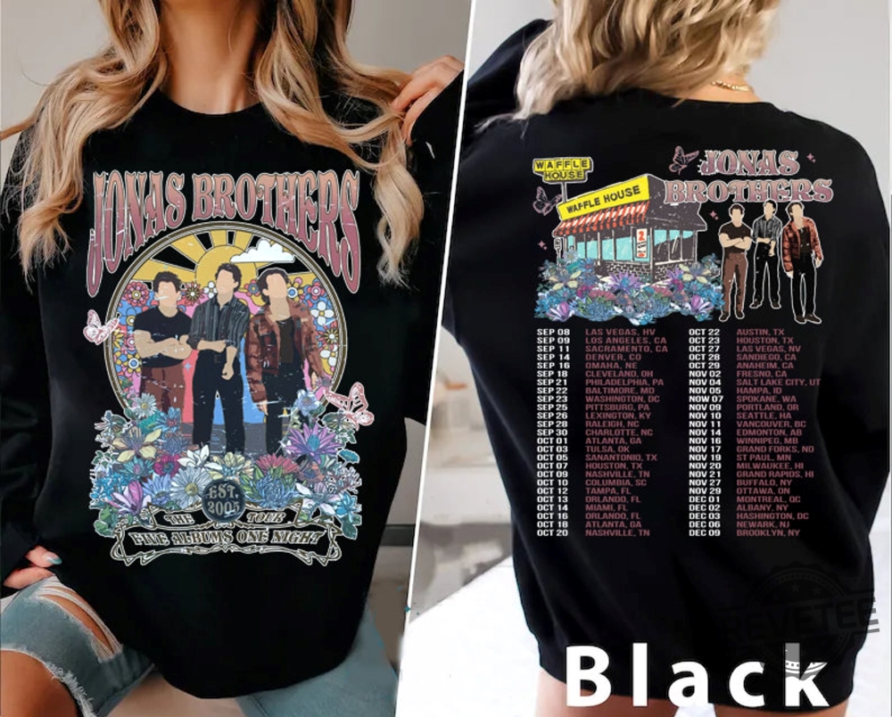 Waffle House Jonas Brothers The Album Merch Shirt, hoodie, sweater, long  sleeve and tank top