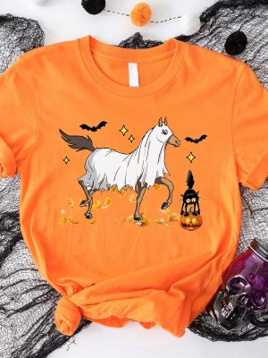 Halloween Horse Ghost Sweatshirt Cowboy Western Halloween Sweatshirt Horse Ghost Costume Shirt Funny Halloween Shirts Funny Halloween Costumes Shirt Horse Lover Gifts Shirt revetee.com 2