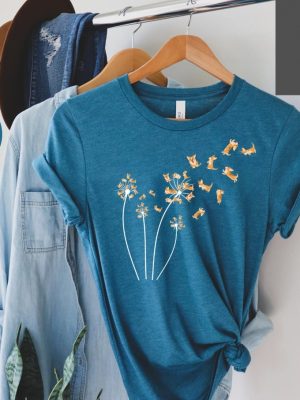 Dandelion Corgi Flower Shirt Cute Dog Lovers Gift Shirt Gift For Dog Mom Funny Dog Shirt Dog Owner Women Shirt Pet Owners Gifts Corgi Butt Shirt Corgi Memes Shirt New revetee.com 7