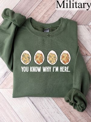 Funny Thanksgiving Sweater Deviled Egg Shirt Cute Fall Sweatshirts Christmas T Shirt Designs Friendsgiving Shirt Thanksgiving 2023 Movie Thanksgiving Shirt Ideas For Family New revetee.com 3