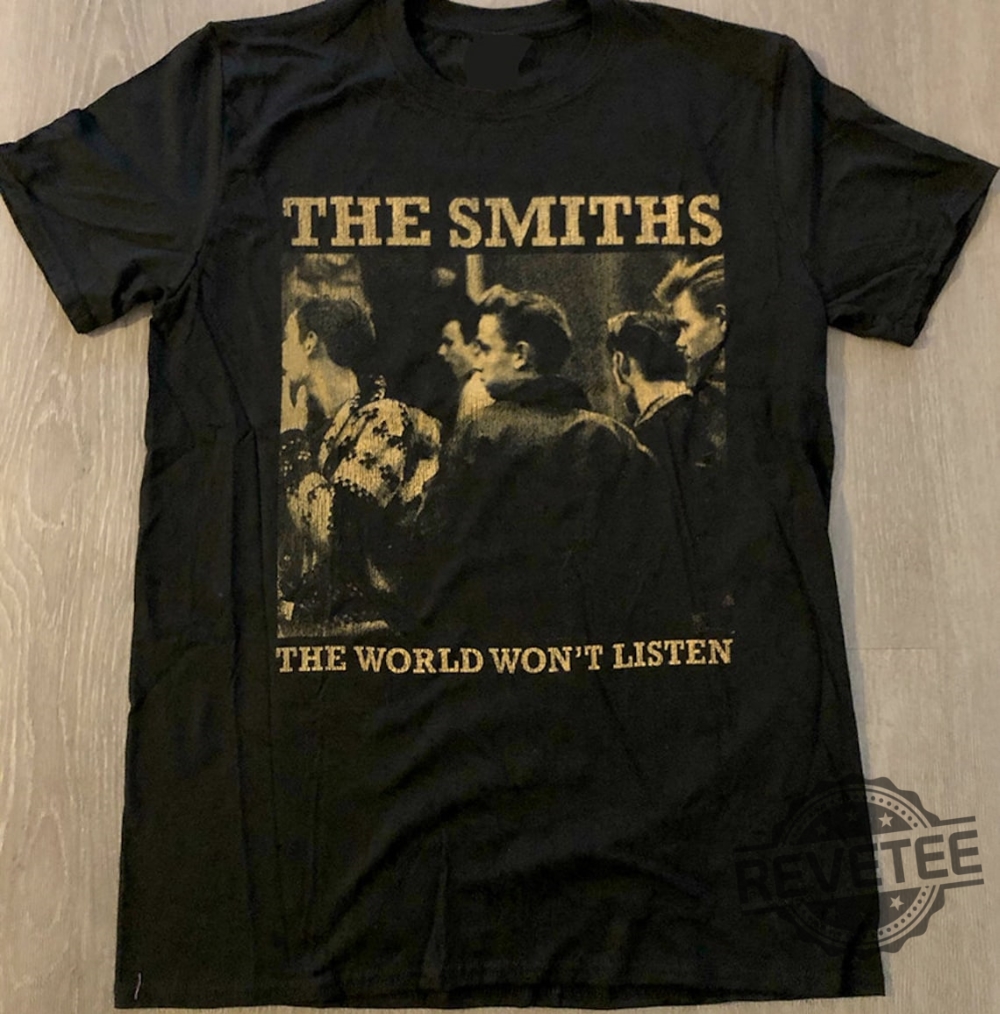 The Smiths The World World Wont Listed Asleep By The Smiths Lyrics Sing Me To Sleep The Smiths I Love The Smiths Scene Shirt Unique