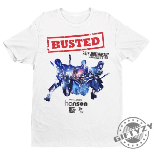 Busted 2023 Tour Shirt Music Band Tshirt Greatest Hits Busted Band Unisex Hoodie Adults And Kids Busted Reunion Tour 2023 Sweater giftyzy.com 2