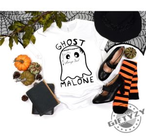 Ghost Malone Halloween Shirt Funny Ghost Halloween Tshirt Halloween Ghost Hoodie Halloween Matching Sweatshirt Cute Ghost Halloween Shirt giftyzy.com 2