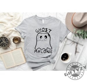 Ghost Malone Halloween Shirt Funny Ghost Halloween Tshirt Halloween Ghost Hoodie Halloween Matching Sweatshirt Cute Ghost Halloween Shirt giftyzy.com 4