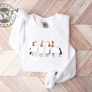 Halloween Horse Ghost Shirt Cowboy Western Halloween Sweatshirt Ghost Tshirt Halloween Gifts Boo Hoodie Spooky Season Shirt giftyzy.com 4
