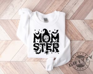 Momster Sweatshirt Halloween Mom Sweatshirt Funny Halloween Shirt Pumpkin Tshirt Women Halloween Hoodie Halloween Gifts Fall Sweatshirt giftyzy.com 4