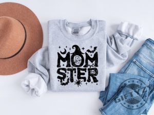 Momster Sweatshirt Halloween Mom Sweatshirt Funny Halloween Shirt Pumpkin Tshirt Women Halloween Hoodie Halloween Gifts Fall Sweatshirt giftyzy.com 5