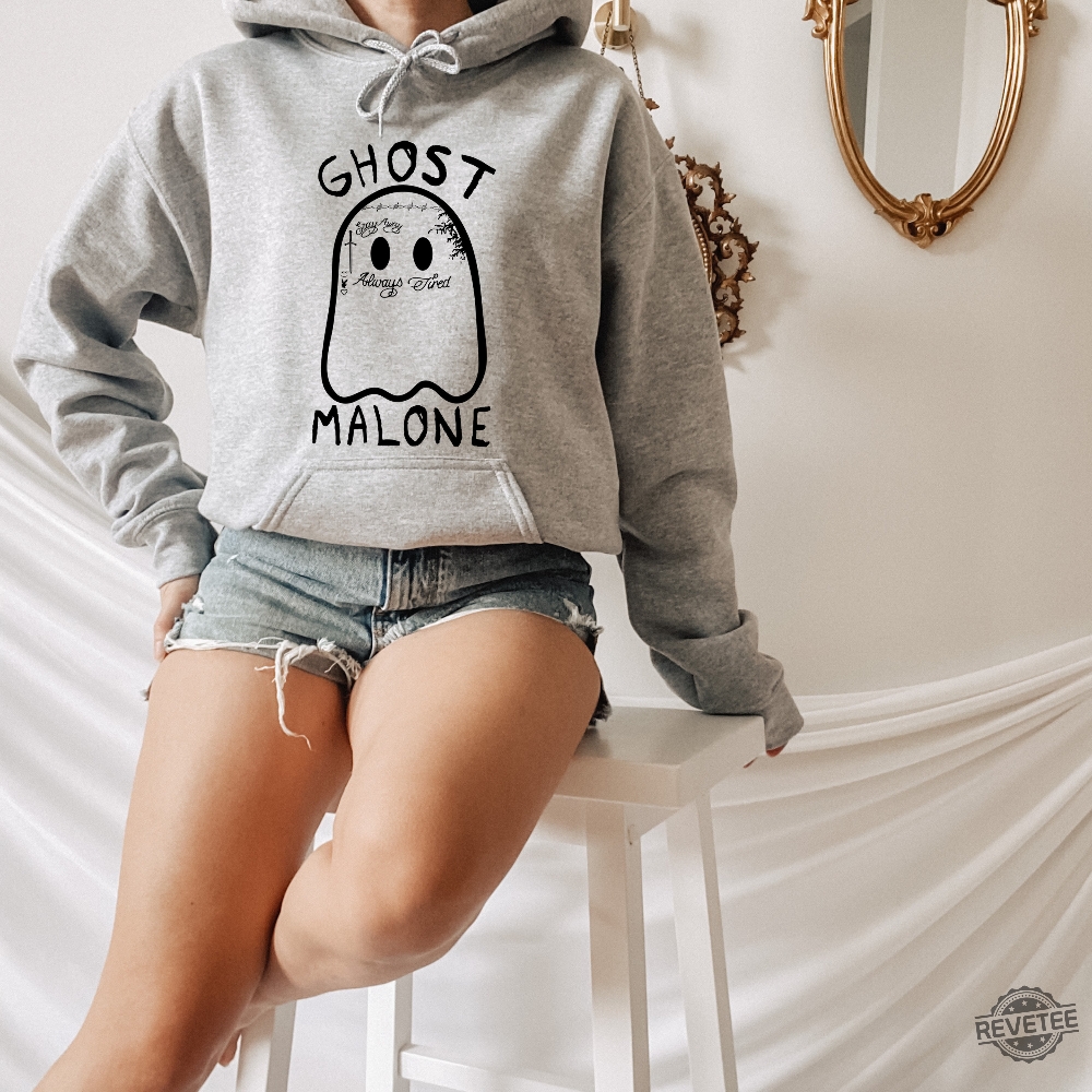"Spook-tacular Style: Discover Scarily Trendy Halloween Shirts for 2021!" 5 Ghost Malone Sweatshirt Halloween Sweatshirt Funny Halloween Crewneck Cute Ghost Hoodie
