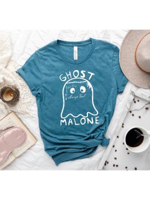 Halloween Sweatshirt Fall Sweatshirt Ghost Malone Sweatshirt Ghost Malone Shirt Halloween Party Funny Halloween Sweater Cute Ghost Faces revetee.com 4