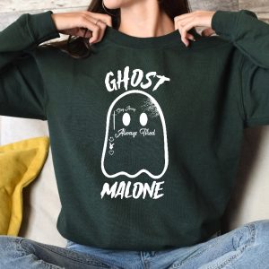 Ghost Malone Sweatshirt Halloween Sweatshirt Cute Ghost Sweat Funny Halloween Crewneck Spooky Sweatshirt Stay Spooky Halloween Party revetee.com 4