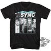 NSYNC Shirt NSYNC Blue Flame Logo Black Shirt Nsync Sweatshirt Nsync Vmas 2023 Shirt trendingnowe.com 1