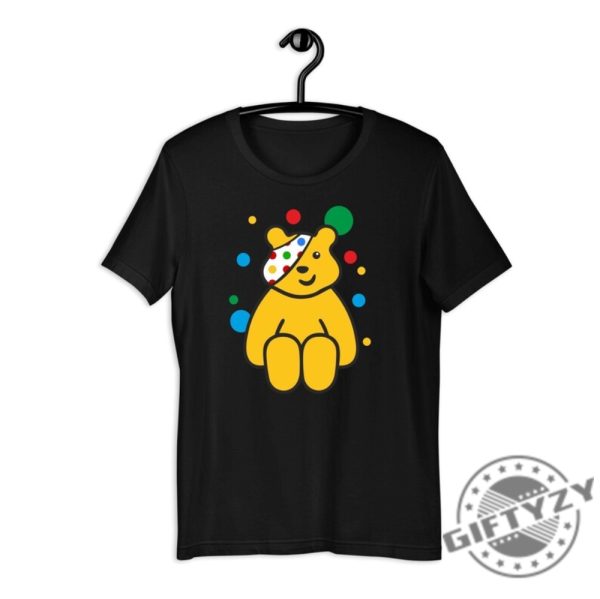 Spotty Pudsey Shirt Bear Shirt Spotty Pudsey Bear Kids Tshirt Charity Children In Need Dotty Spot Top Sweatshirt Gift giftyzy.com 3