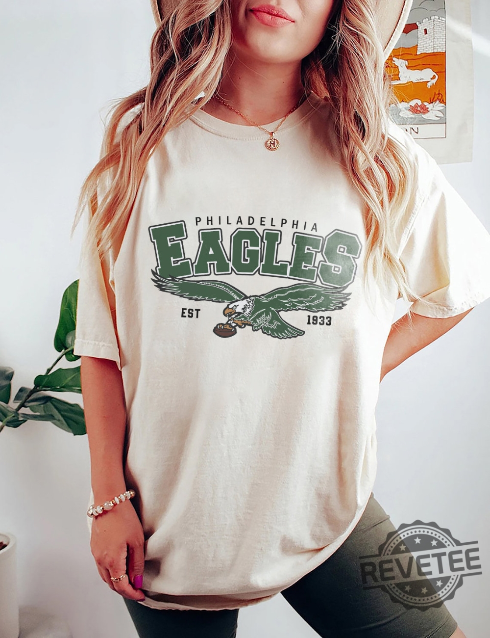 Philadelphia Eagle Football Crewneck Sweatshirt Philadelphia