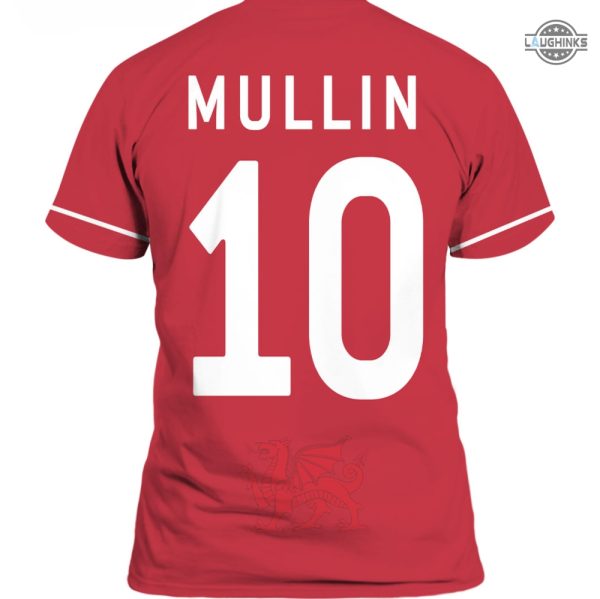 wrexham tshirt sweatshirt hoodie afc soccer club mullin 10 all over printed paul mullin wrexham football shirt wrexham fc league shirts england fc t shirt tiktok laughinks.com 2