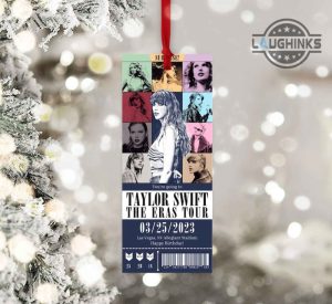 taylor swift ticket ornament shaped wooden taylor swift eras tour christmas ornaments taylor swift vmas 2023 ornament taylor swift concert tickets xmas decoration laughinks.com 1