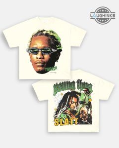 young thug graphic tee sweatshirt hoodie double sided free young thug shirt green young thug shirt slatt tshirt vintage rapper shirts laughinks.com 1