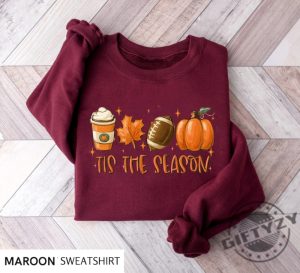 Pumpkin Halloween Tis The Season Shirt Fall Tshirt For Men Women Fall Pumpkin Hoodie Thanksgiving Sweater giftyzy.com 2