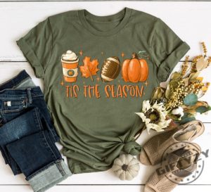 Pumpkin Halloween Tis The Season Shirt Fall Tshirt For Men Women Fall Pumpkin Hoodie Thanksgiving Sweater giftyzy.com 4