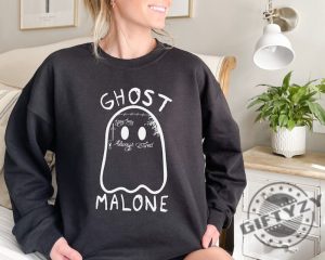 Ghost Malone Shirt Halloween Sweatshirt Cute Ghost Funny Halloween Hoodie Spooky Tshirt Halloween 2023 Shirt giftyzy.com 2