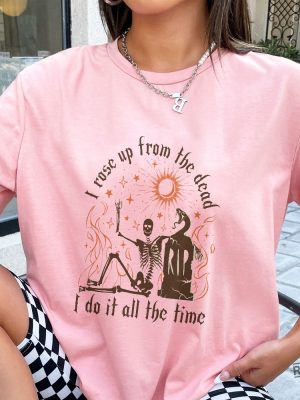 Rose Up From The Dead Sweatshirt Halloween Era Sweatshirt Skeleton Women Shirt Music Lyric Shirt Gift For Swiftie Funny Halloween Sweatshirts Funny Halloween Tshirts revetee.com 4