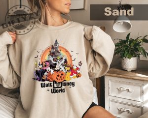 Walt Disney World Halloween Shirt Disneyworld Halloween Hoodie Mickeys Not So Scary Sweater Disney Vacation 2023 Tshirt Disney Family Shirts giftyzy.com 2