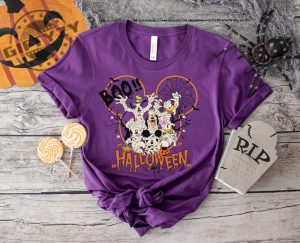 Vintage Disney Halloween Shirt Mickey And Friends Halloween Hoodie Disney Family Matching Sweater Mickeys Not So Scary Halloween Party Shirt giftyzy.com 3