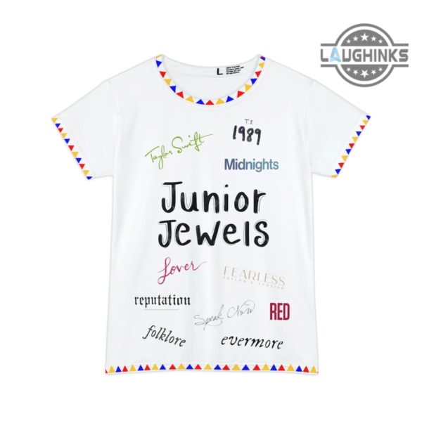 taylor swift junior jewels t shirt sweatshirt hoodie all over printed double sided junior jewels shirt taylor swift you belong with me lyrics shirts junior jewels costume laughinks.com 1