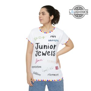 taylor swift junior jewels t shirt sweatshirt hoodie all over printed double sided junior jewels shirt taylor swift you belong with me lyrics shirts junior jewels costume laughinks.com 6