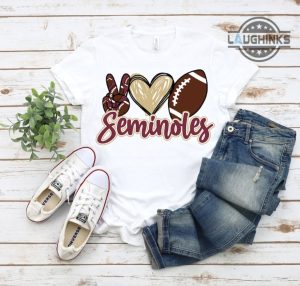 florida state football t shirt sweatshirt hoodie florida football schedule 2023 shirt peace love seminoles tshirt fsu seminoles game shirts laughinks.com 1