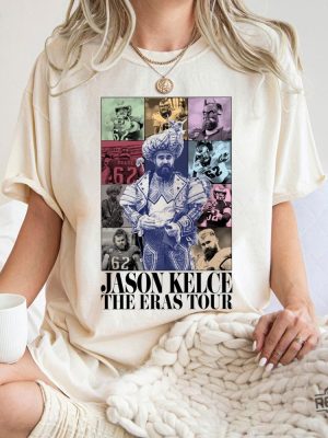 Jason Kelce The Eras Tour Shirt American Football Shirt Gift For Fan Shirt Philadelphia Eagles Shirt New revetee.com 2