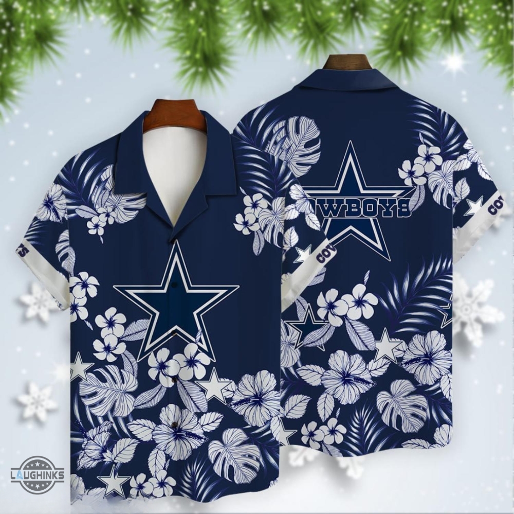 Dallas Cowboys Button Up Shirt Mens Dallas Cowboys Hawaiian Shirt