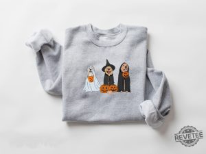 Ghost Dogs Sweatshirt Womens Halloween Shirts Womens Halloween Sweatshirts Dog Ghost Costume Mens Halloween Sweatshirt Halloween Crewneck Sweatshirt Unique revetee 1