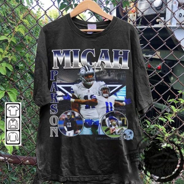 Micah Parsons Shirt Micah Parsons Vintage 90s Graphic Style T Shirt Micah Parsons T Shirt trendingnowe.com 1