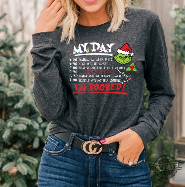 My Day Im Booked Sweatshirt Grinch Characters Resting Grinch Face Shirt Grinch Shirt Ideas Grinch My Day Sweatshirt Grinch Christmas Countdown Grinch Christmas Sweater Unique revetee 1