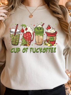 Cup Of Fuckoffee Shirt Resting Grinch Face Shirt Grinch Shirt Ideas Grinch My Day Sweatshirt Grinch Christmas Countdown Grinch Christmas Sweater New revetee 2