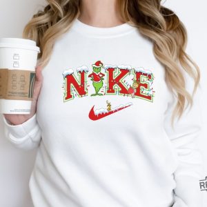 Christmas Sweatshirt Grinch Snowman Christmas Sweatshirt Family Christmas Sweater Merry Christmas Shirt Xmas Grinchmas Sweatshirt Resting Grinch Face Shirt Unique revetee 3