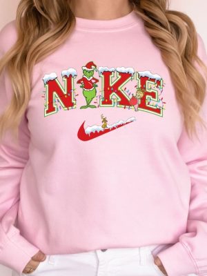 Christmas Sweatshirt Grinch Snowman Christmas Sweatshirt Family Christmas Sweater Merry Christmas Shirt Xmas Grinchmas Sweatshirt Resting Grinch Face Shirt Unique revetee 4