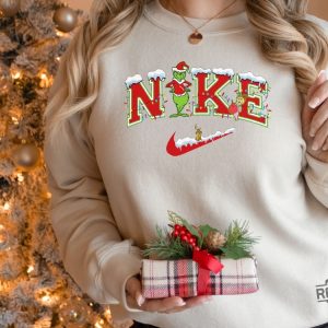 Christmas Sweatshirt Grinch Snowman Christmas Sweatshirt Family Christmas Sweater Merry Christmas Shirt Xmas Grinchmas Sweatshirt Resting Grinch Face Shirt Unique revetee 7