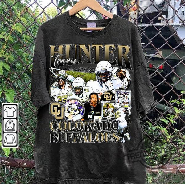 Travis Hunter T Shirt Travis Hunter 90s Vintage Shirt Travis Hunter American Football Shirt Travis Hunter Shirt trendingnowe.com 1