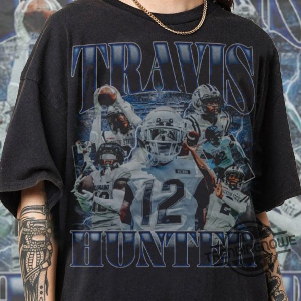 Travis Hunter T Shirt Travis Hunter Vintage Shirt Sport American Football Gifts T Shirt Travis Hunter Shirt trendingnowe.com 1