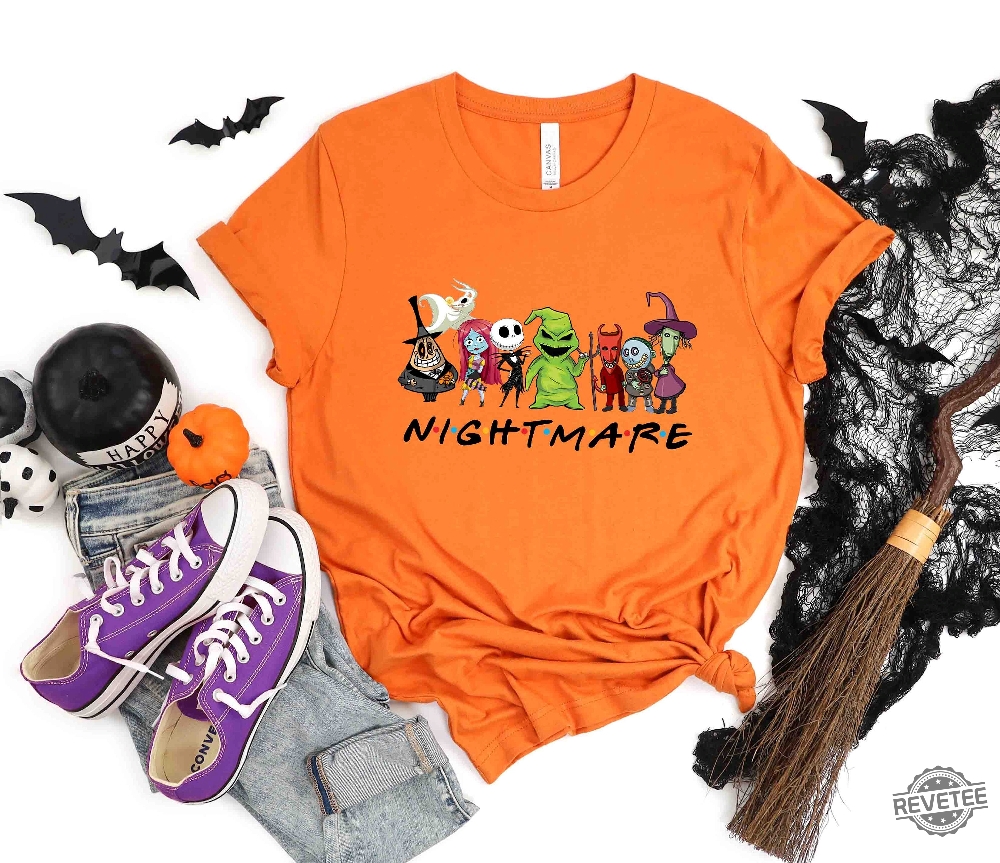 The Nightmare Before Christmas Friends Shirt Jack Skellington Shirt Nightmare Before Christmas Squad Shirt Nightmare Before Christmas Sweater Disney Halloween Shirts Unique