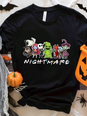 The Nightmare Before Christmas Friends Shirt Jack Skellington Shirt Nightmare Before Christmas Squad Shirt Nightmare Before Christmas Sweater Disney Halloween Shirts Unique revetee 4